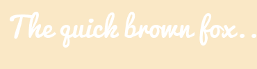 Image with Font Color FFFFFF and Background Color FAE8C6